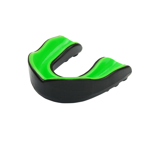 Octagon gel mouthguard &quot;JAW&quot; single - black / green