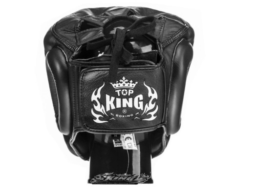 Top King TKHGEC-LV (222) &quot;EXTRA COVERAGE&quot; (black) &quot;K&quot; sparring boxing helmet