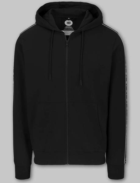 PIT BULL TAPE NUGGET Zip-up Hoodie - Black