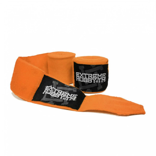 Boxing bandage &quot;Block&quot; Extreme Hobby 4.5 m - orange