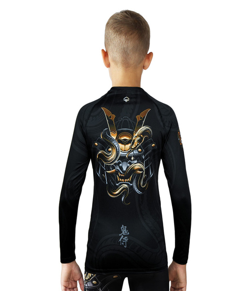 Rashguard dziecięcy Oni Samurai długi rękaw