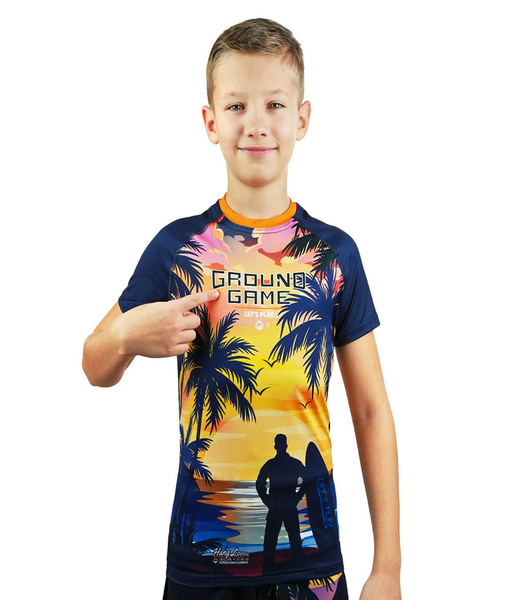 Rashguard dziecięcy Hang Loose krótki rękaw