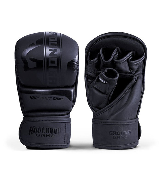 Rękawice sparingowe MMA Stripe Black