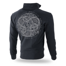 Dobermans Aggressive zip-up sweatshirt &quot;CELTIC III BCZ139&quot; - black