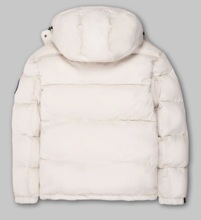 Women&#39;s winter jacket with hood PIT BULL CLEO II - light sand