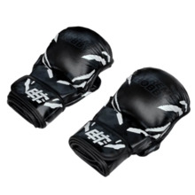 Extreme Hobby MMA Leather Sparring Gloves &quot;BLACK PANTHER&quot; 