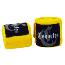 Cohortes boxing bandages wraps 4m - yellow