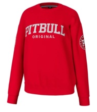 Women&#39;s classic sweatshirt PIT BULL &quot;TYRIAN&quot; - red