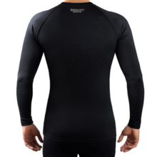 Ground Game ESSENTIAL PLATINUM Long Sleeve Rashguard - Black