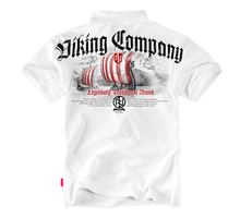 Dobermans Aggressive polo shirt &quot;Viking Company TSP130&quot; - white