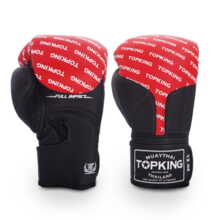  TOP KING BOXING GLOVES TKBGFI-BK-RD &quot;FULL IMPACT&quot; - black/red &quot;K&quot;