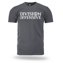 Koszulka T-shirt Dobermans Aggressive "Offensive Division TS325G" - grafitowa