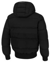 PIT BULL PATTON Men&#39;s Hooded Winter Jacket - Black