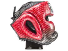 Kask bokserski sparingowy Top King  TKHGSS-01RD "SUPER STAR" (red) "K"