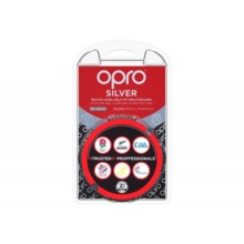 Opro Silver Mouthguard - white