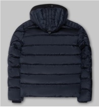 Men&#39;s winter jacket with hood PIT BULL &quot;BARLES&quot; - navy blue