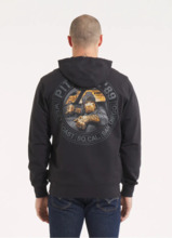 Men&#39;s zip-up hoodie PIT BULL DRIVING - gray