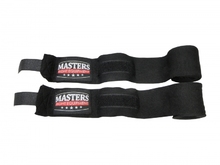 Boxing bandage elastic wraps 4m MASTERS - BBE-4 - black