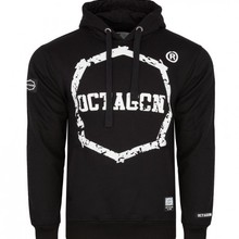 Octagon Hoodie &quot;Teeth&quot; - black