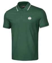 Polo Shirt PIT BULL &quot;Pique&quot; Stripes Regular - green