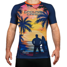 Rashguard Shortsleeve Ground Game HANG LOOSE 