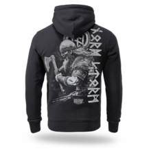 Bluza z kapturem Dobermans Aggressive "VIKING REACTION BK368A" - czarna