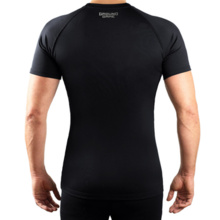 Rashguard Shortsleeve Ground Game ESSENTIAL PLATINUM - black