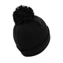 Winter hat PIT BULL &quot;Bubble One Tone Old Logo &#39;21&quot; - black