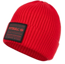 PIT BULL &quot;DOCK&quot; winter hat - red