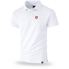 Dobermans Aggressive Polo T-shirt &quot;DOBERMAN&#39;S TSP292&quot; - white