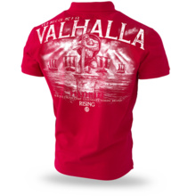 Polo Shirt Dobermans Aggressive &quot;VALHALLA TSP204&quot; - red