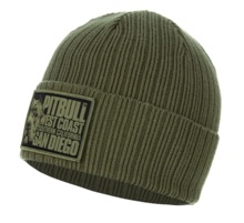 PIT BULL &quot;Silvas Blood Dog&quot; winter hat - olive