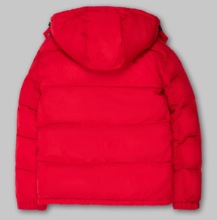 Women&#39;s winter jacket with hood PIT BULL CLEO II - red