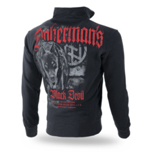 Dobermans Aggressive &quot;BLACK DEVIL BCZ154&quot; zip-up sweatshirt - black