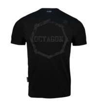 Koszulka t-shirt Octagon "Logo smash" - black/black