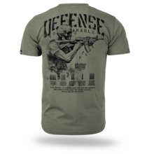 T-shirt Dobermans Aggressive &quot;DEFENSE UNBREAKABLE&quot; TS377Z - green