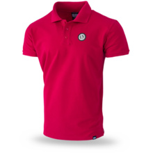 Dobermans Aggressive Polo T-shirt &quot;GRIFFINS DIVISION TSP233&quot; - red