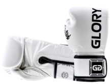 RĘKAWICE BOKSERSKIE FAIRTEX BGVG1 "GLORY" (white/black piping) "K"