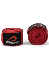 Boxing bandage wraps 4.5 m Overlord - red