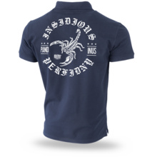 Dobermans Aggressive Polo T-shirt  TSP297 - navy blue