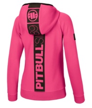 Pit Bull Fuchsia Women&#39;s Zip Hooded Sweatshirt - Pink