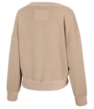 Women&#39;s classic sweatshirt WASHED PIT BULL &quot;MANZANITA&quot; - brown