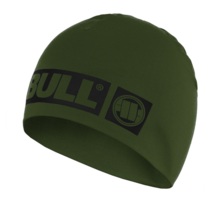 Winter cotton hat PIT BULL &quot;Hilltop &#39;22&quot; - olive