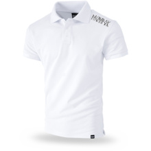 Polo Shirt Dobermans Aggressive &quot;RAGNAROK TSP121&quot; - white