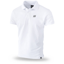 Dobermans Aggressive Polo T-shirt &quot;THUNDER OFFENSIVE TSP225&quot; - white