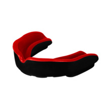 Octagon Single Gel Mouthguard &quot;JAW&quot; - Black/Red