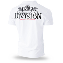 Dobermans Aggressive Polo T-shirt &quot;GRIFFINS DIVISION TSP233&quot; - white