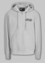 Men&#39;s zip-up hoodie PIT BULL DRIVING - gray