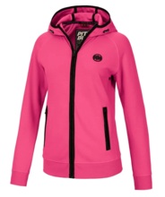 Pit Bull Fuchsia Women&#39;s Zip Hooded Sweatshirt - Pink