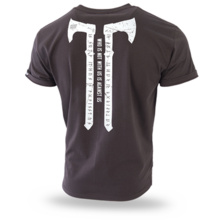 T-shirt Dobermans Aggressive &quot;HATCHETS&quot; TS293F - brown